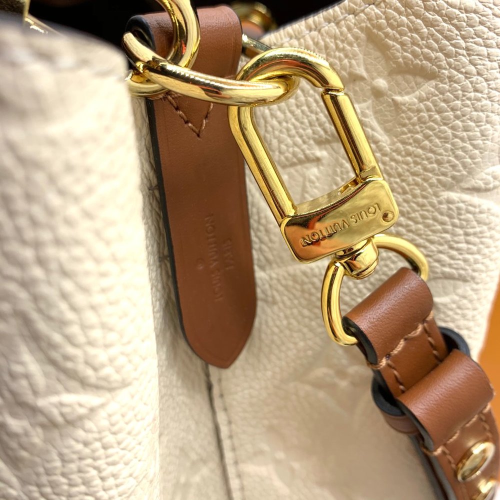 āSOLDā Louis Vuitton Empreinte Cream Neonoe MM bag - Picture 5 of 16